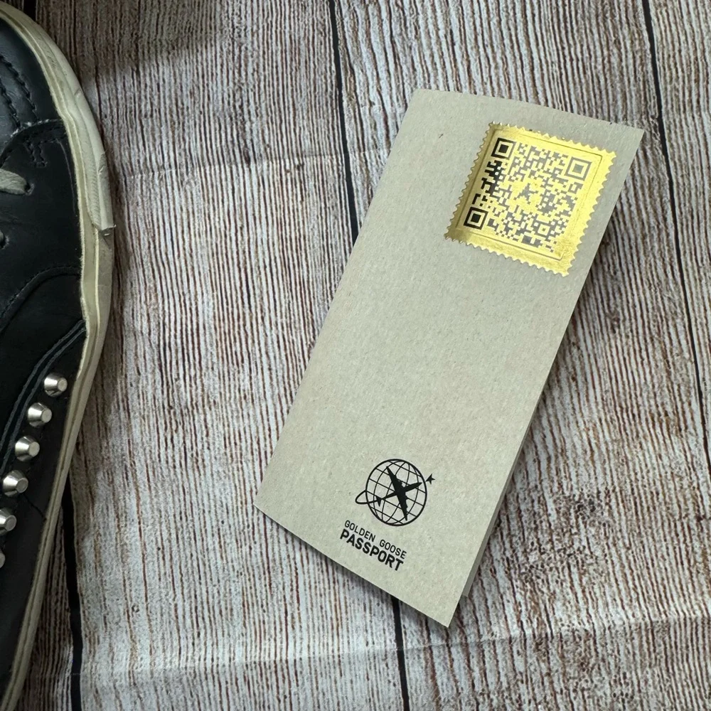 Golden Goose Black and White Studded High-Tops - Picture 11 of 11